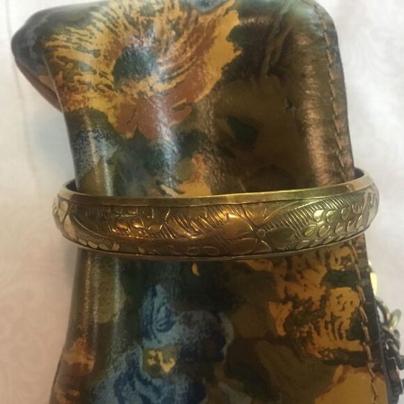 Gold Plated Bangle Bracelet - Picture 6 of 6